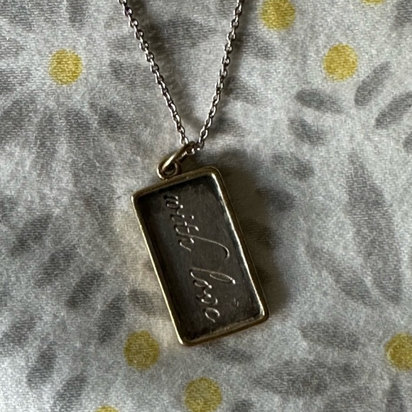 Stella & Dot Sterling silver 925 With Love Pendant necklace - Picture 3 of 5